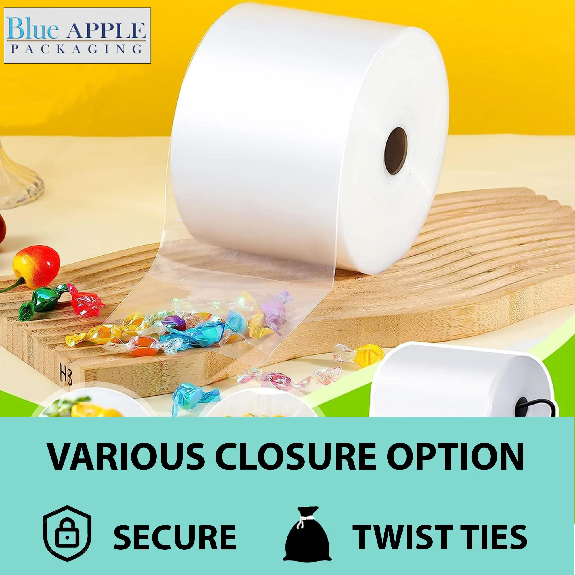 10 inch x 725ft Poly Tubing Roll 6 Mil LDPE Low Density
