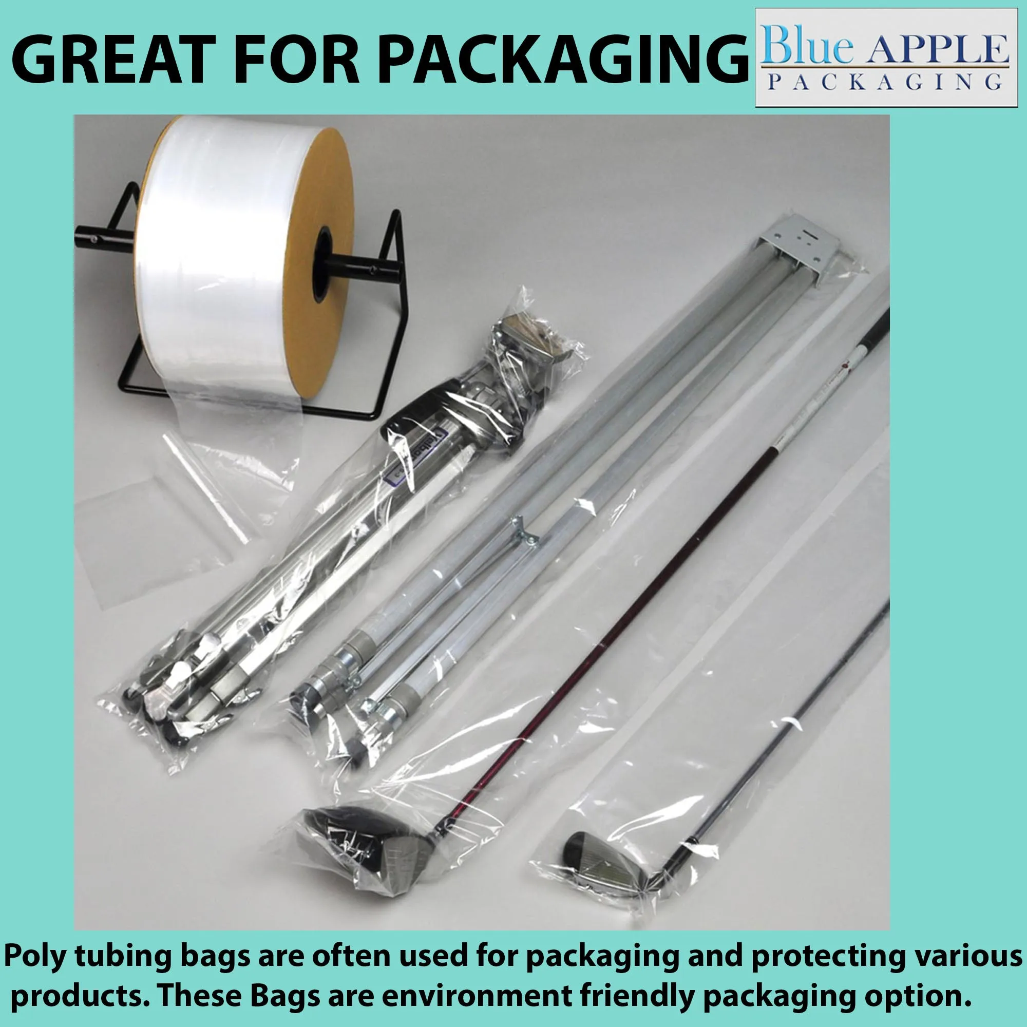 10 inch x 725ft Poly Tubing Roll 6 Mil LDPE Low Density
