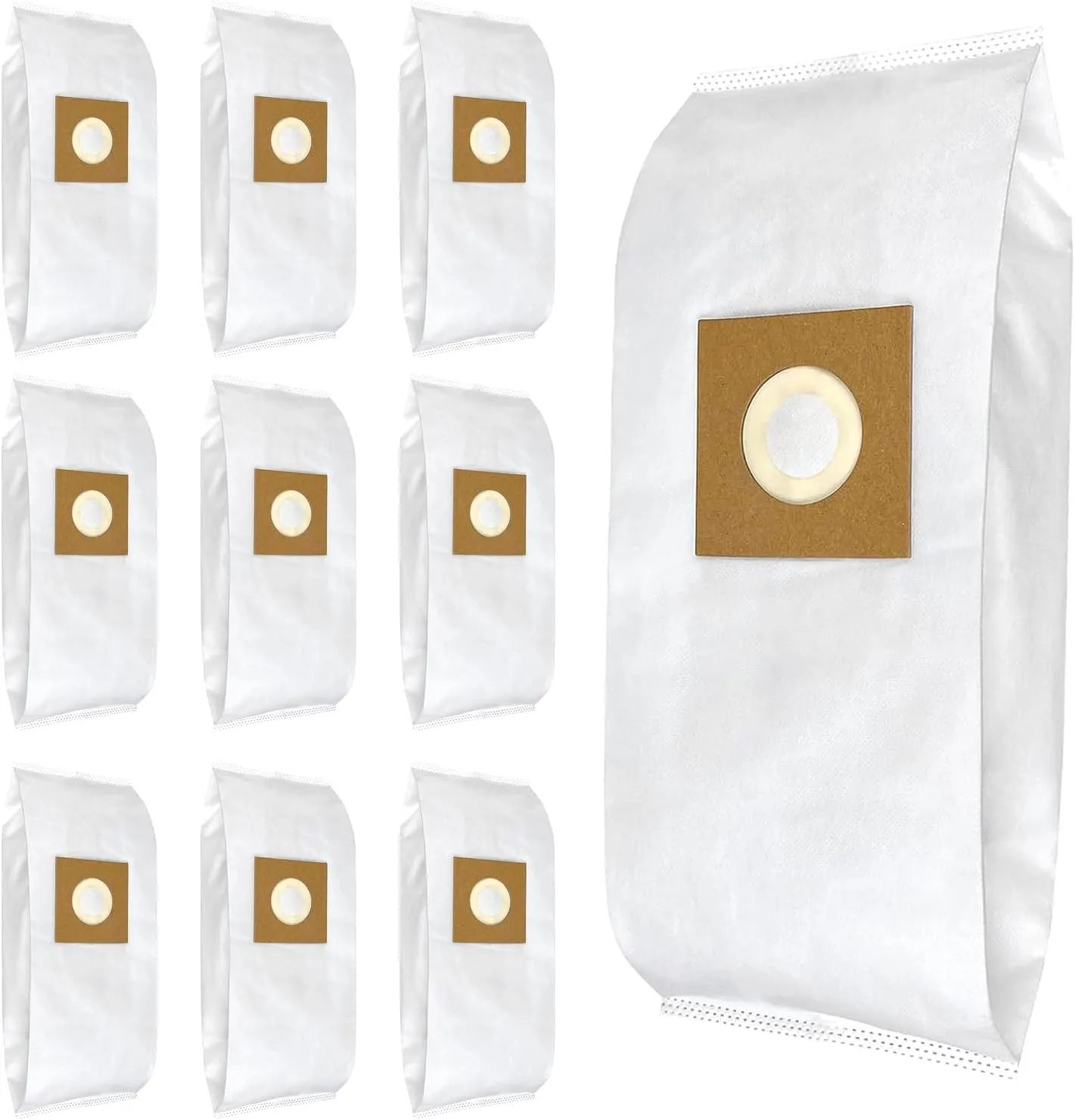 10-PACK Type Y Vacuum Bag for Hoover Type Y Windtunnel Pleated Carbon HEPA Bag Replacement for Upright Vacuum Cleaner,tyle Y, Z, YZ Paper Bags Replace Part 4010100Y