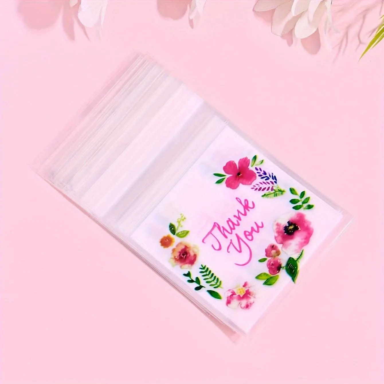 100pcs Floral Ziplock Bags – Reusable Jewelry Storage