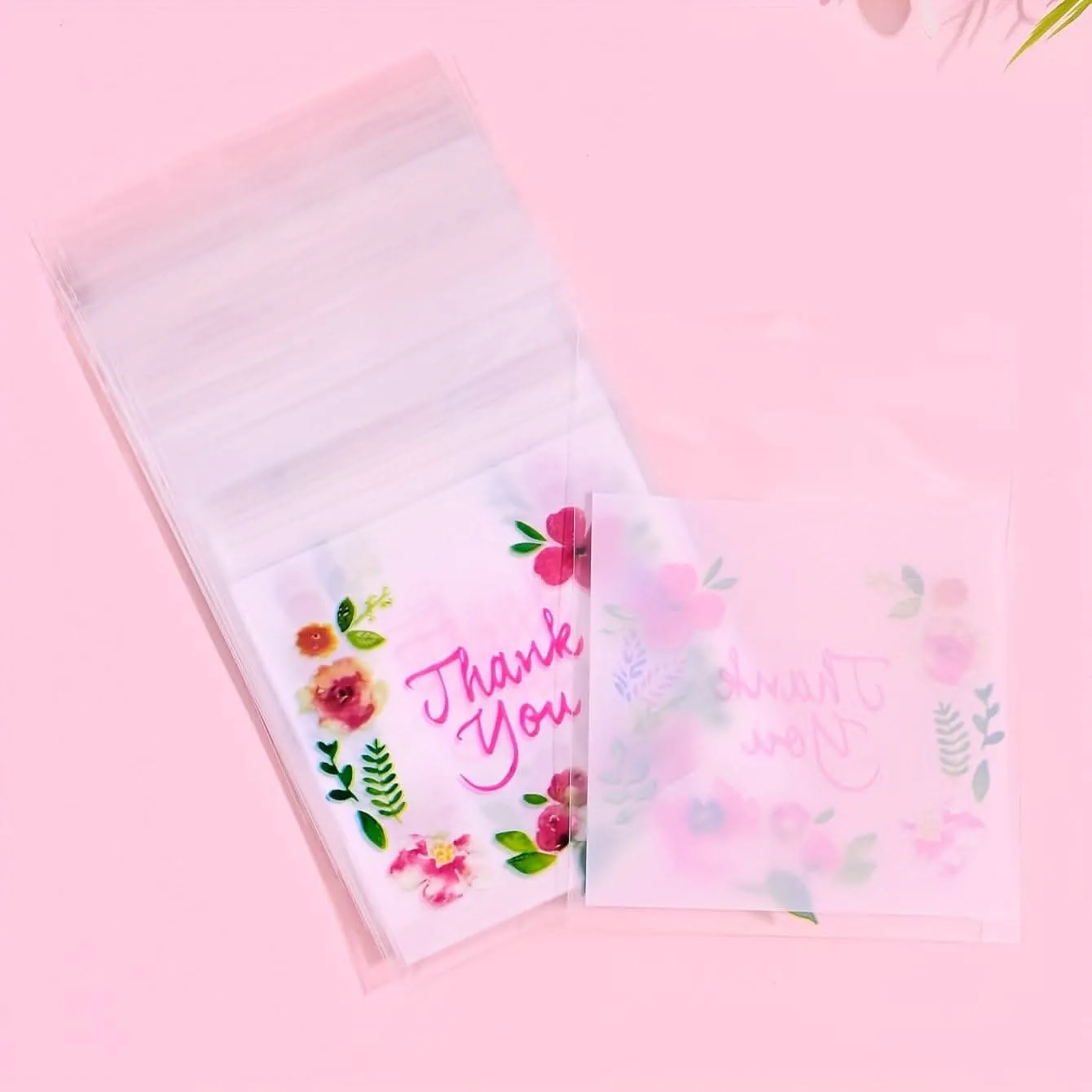 100pcs Floral Ziplock Bags – Reusable Jewelry Storage