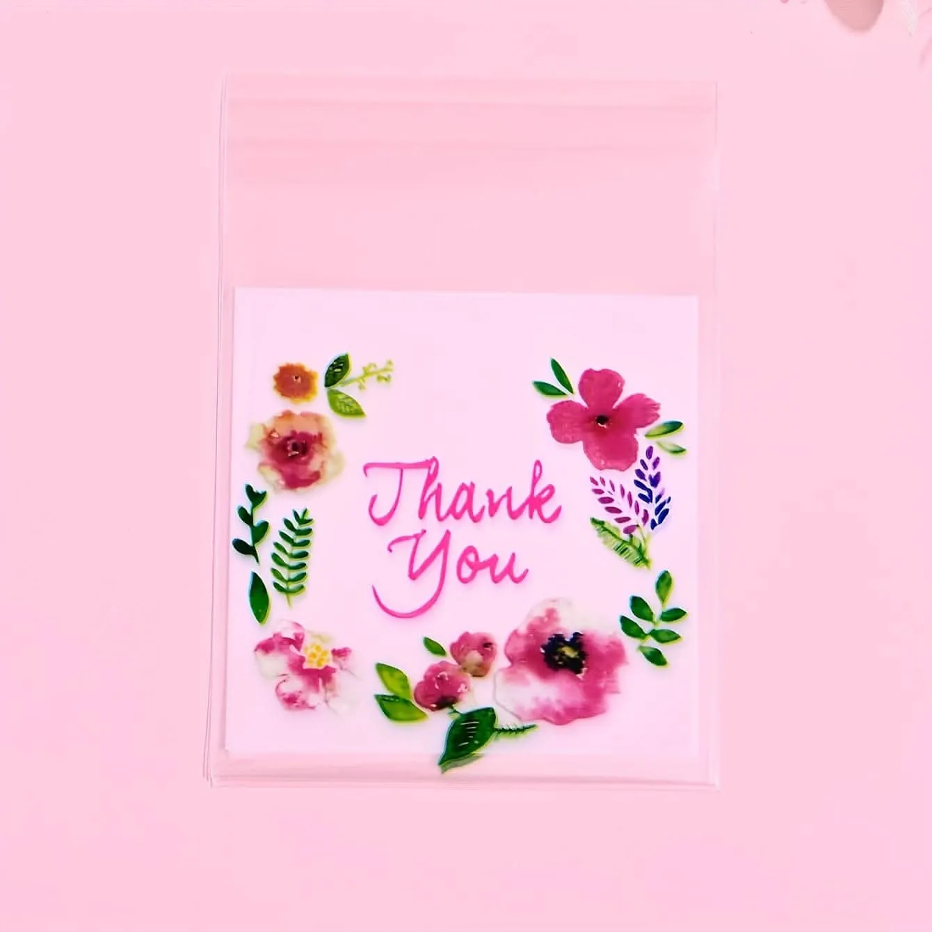 100pcs Floral Ziplock Bags – Reusable Jewelry Storage