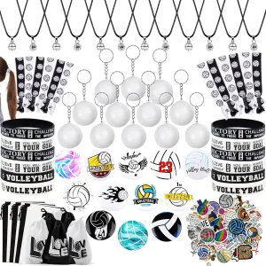 122PCS Volleyball Party Favors- Volleyball Gifts for Teen Girls, Sports Theme Party Supplies Goodie Bags