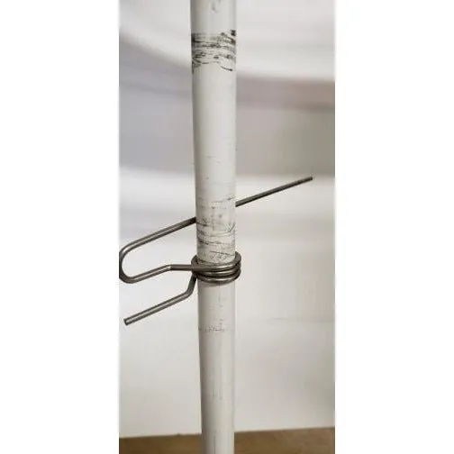 1/2" Stainless Spring Clip, LONG TAIL (pkg 50)