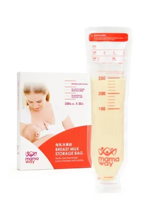 170102W-F Mamaway Breast Milk Storage Bag - 250ml/ 20s