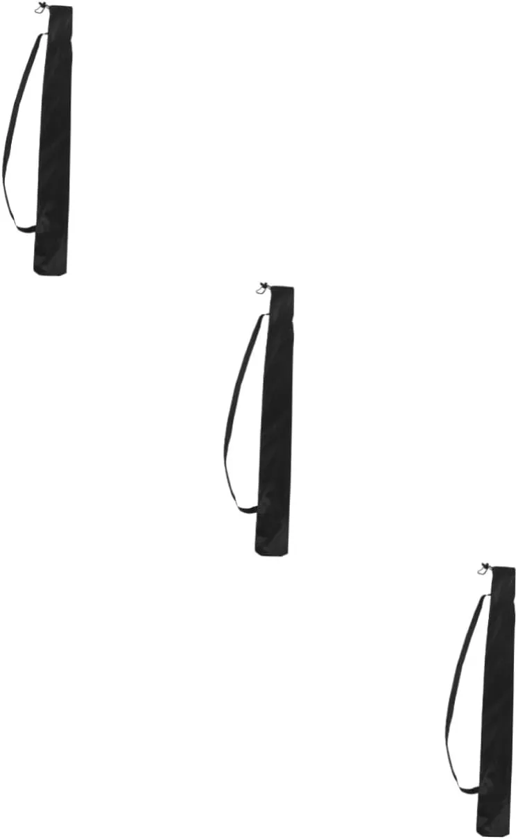 3pcs Baseball Bat Storage Bag Cover Baseball Bat Bag Large Foam Baseball Backpack Adult Bags Carrying Strap Bat Quiver Sports Carrier Holder Ball Bag Pouch Small Oxford Cloth Black