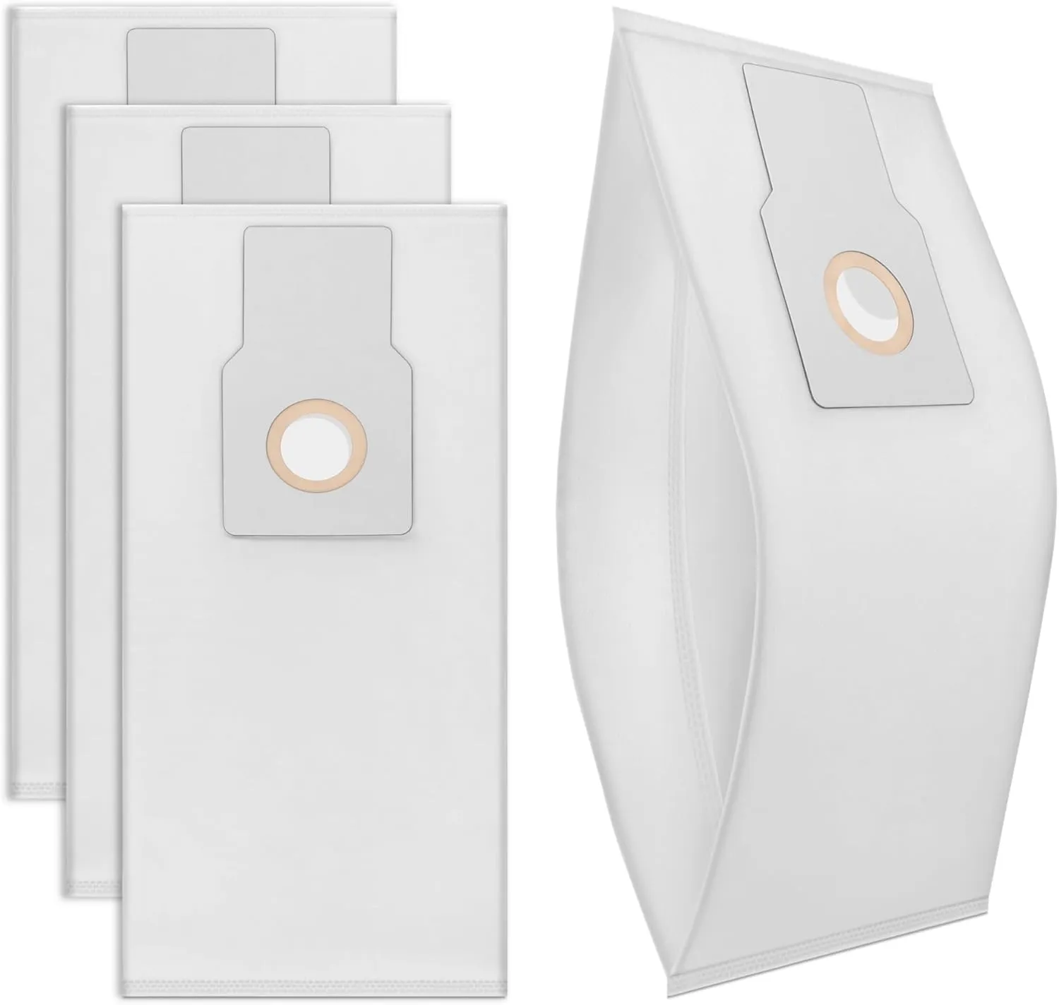 4 Pack 53294 Type O HEPA Cloth Vacuum Bags Replacement for Kenmore Upright Vacuum Cleaners 53293 50690 60510 31140 31150, Compare to Part 20-50690 20-50510 20-53294