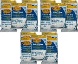 45 Eureka Allergy Micro Lined Hepa Upright Victory Style AA Bags, Series, Sanitaire, Powerline, Self-Propelled, Canada Vacuum Cleaners, 58623, 58236A-12, 58236A-12 (Filteraire), 54926A-10