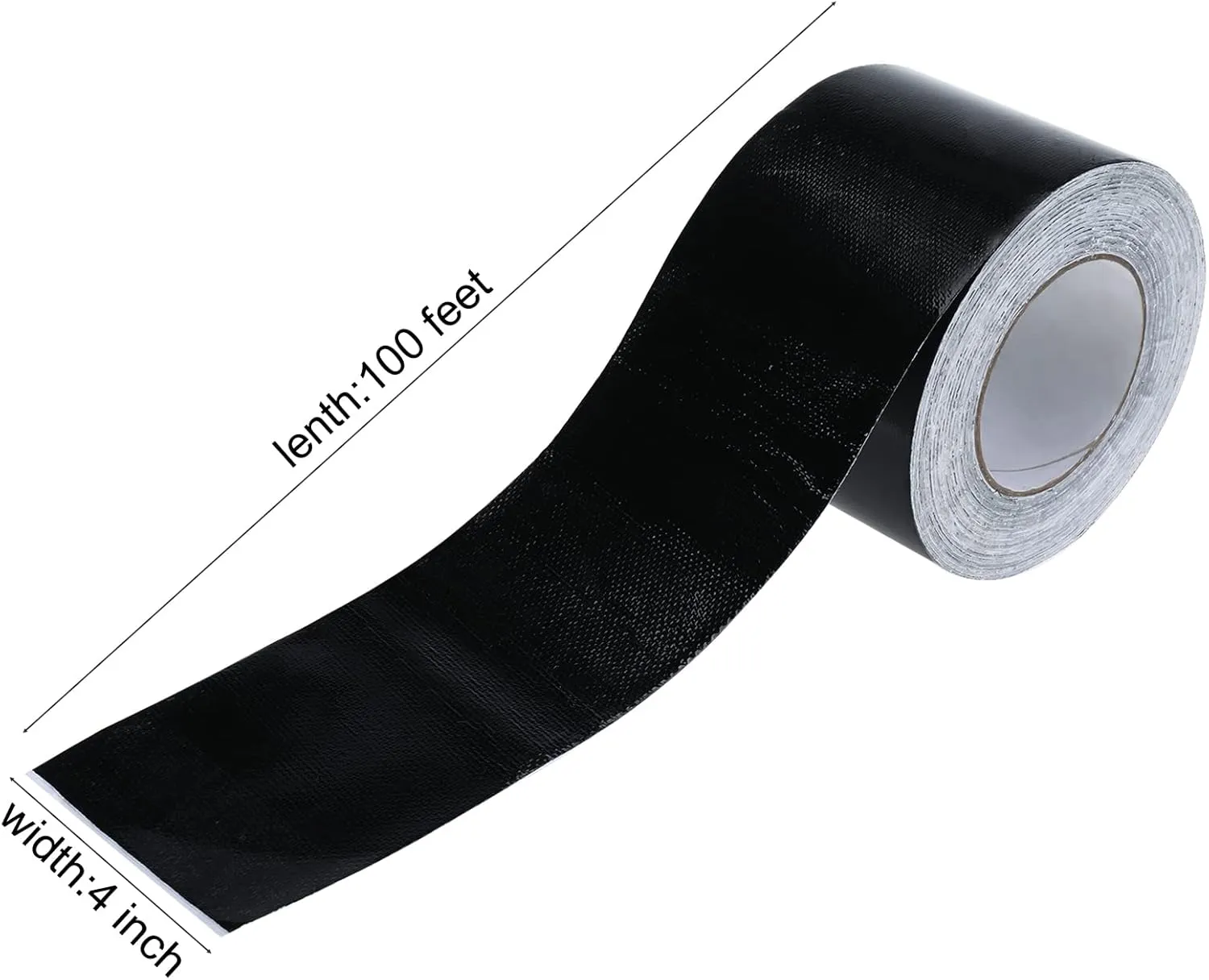 4" x100' RV Underbelly Tape Camper Mobile Home Belly Tape Travel Trailer Bottom Repair Tape RV Underbelly Material Sealing Permanent Adhesive Patch Waterproof Tape