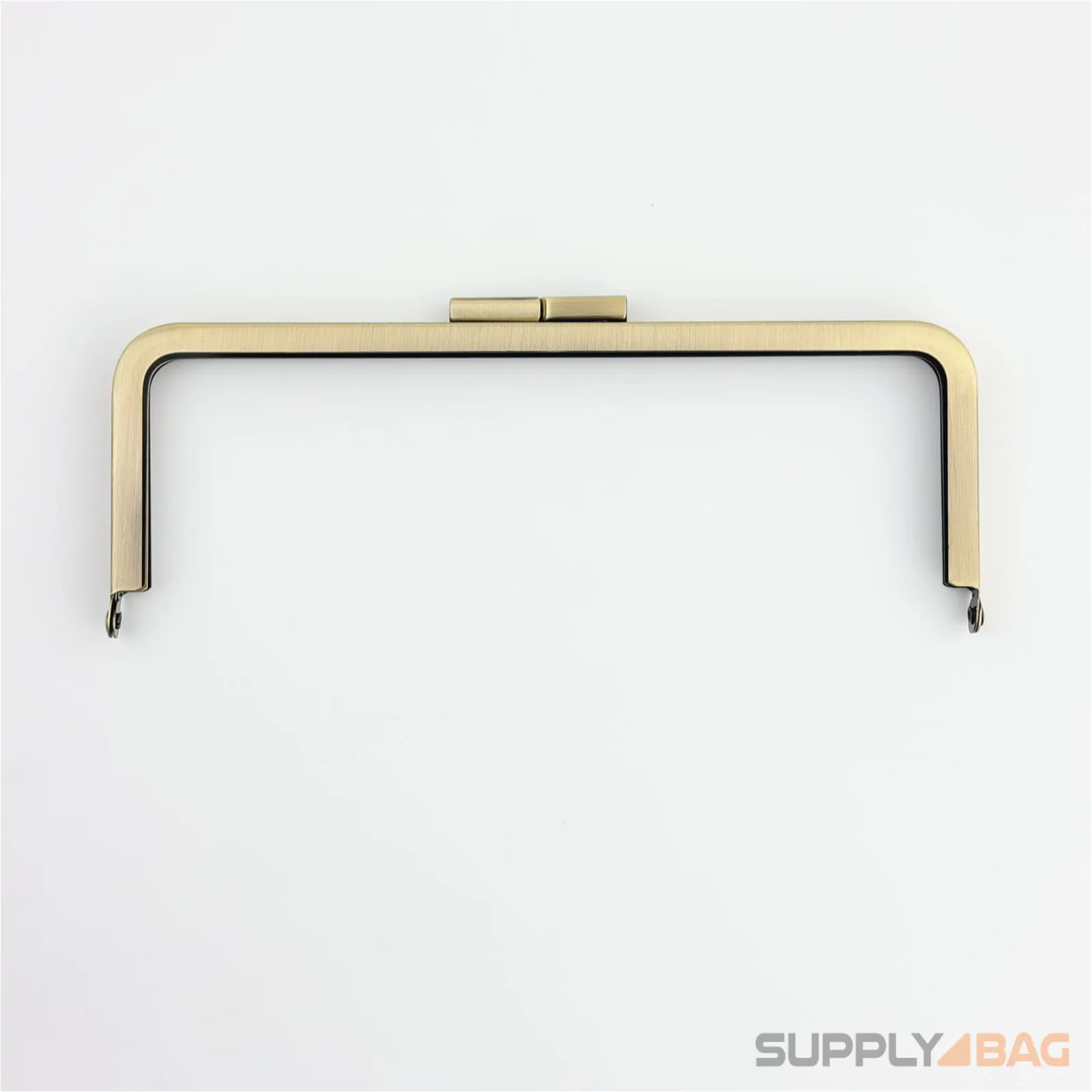 8 1/4 x 3 inch - Antique Brass Metal Purse Frame