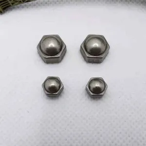 8/10MM Vintage Punk Hexagon Studs Antique Silver Alloy Rivets 30 Pack