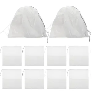 ABOOFAN 10Pcs Disposable Car Sick Bags with Sealable Design Large Capacity Motion Sickness Bags for Travel Airplane and Boat Use for Adults and Sturdy and Leak Resistant