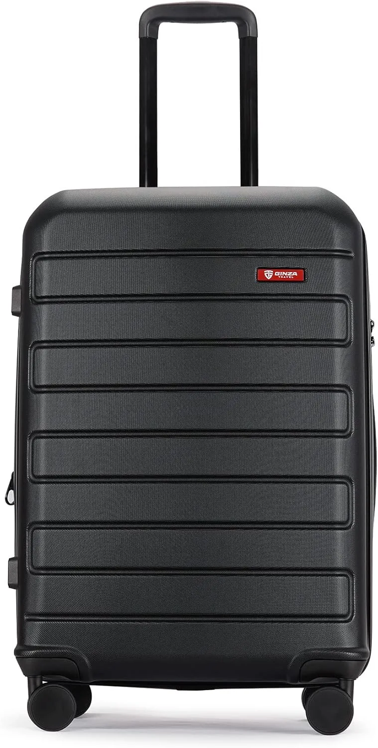 ABS Luggage with TSA Locks,20inch Carry-On Expandable, and Friction-Resistant in black Spinner Suitcases