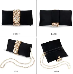 Aheli Clutch Purses Gift for Women Handmade Evening Bridal Handbags
