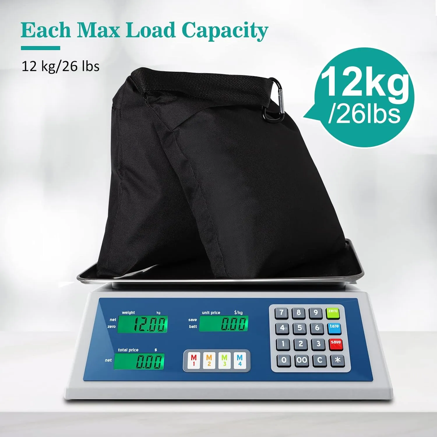 Aimosen 8 Packs Sandbags Weight Bags for Light Stand Photography Video Support, Heavy Duty Saddlebags for Backdrop Stand, Photo Tripod, Canopy, Pop up Tent, Umbrella Base, Fishing Chair, Wedding Shed