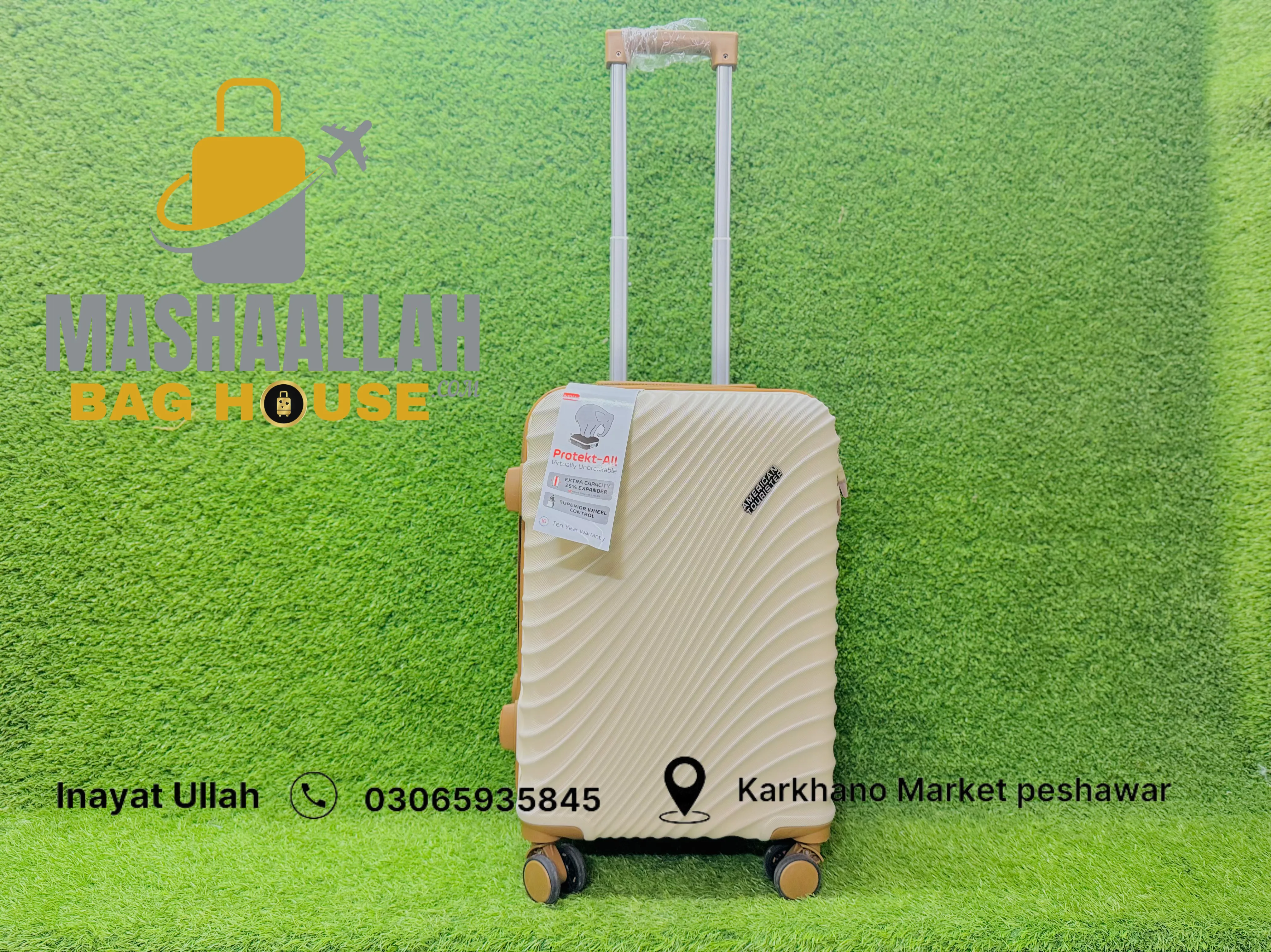 American tourister 3 pics luggage set