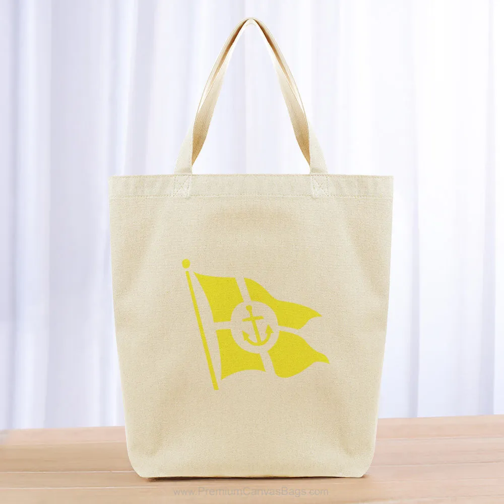 Anchor Flag  Tote Bag - yellow