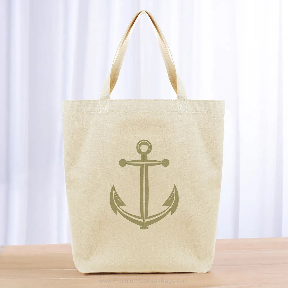 Anchor Tote Bag - khaki