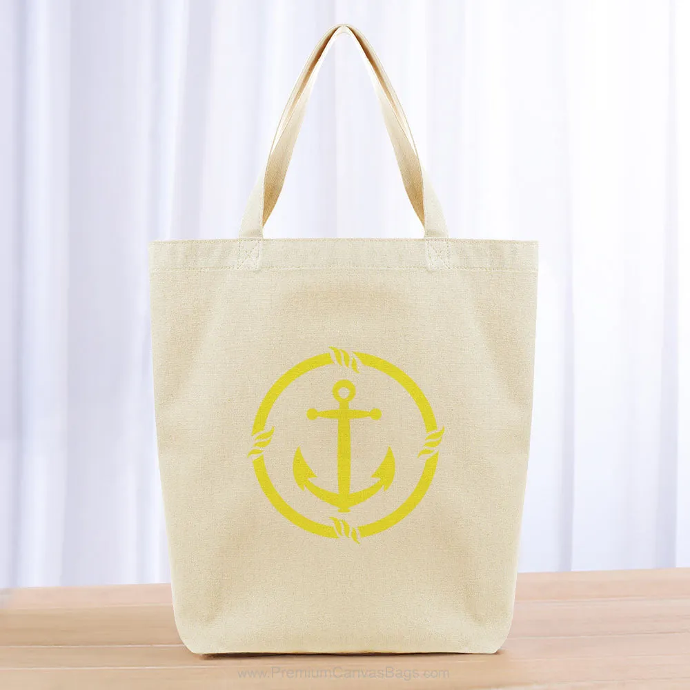 Anchor Tote Bag - yellow