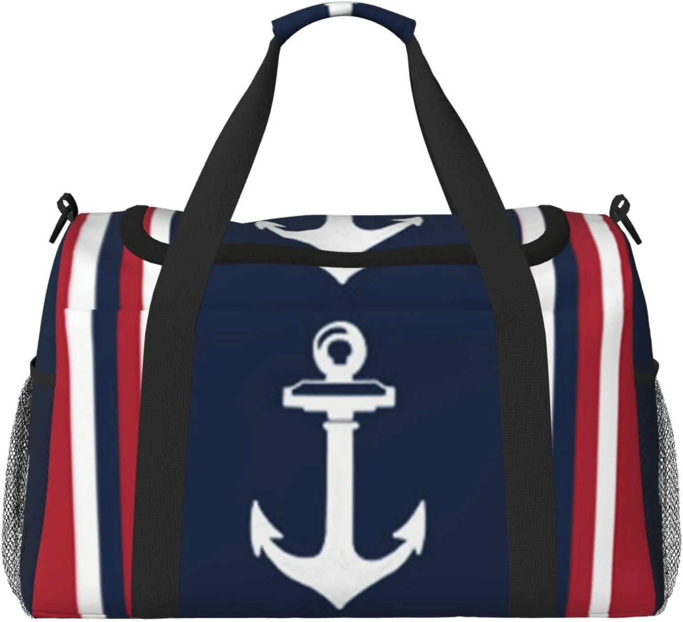 Anchor Travel Duffel Bag Large Foldable Waterproof Overnight Bag For Beach Swim Bags Pool Sports Gym