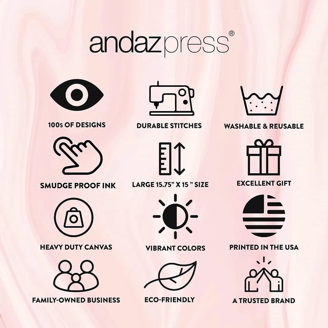 Andaz Press Personalized Canvas Tote Bags for Women, Custom Name Mushrooms Reusable Tote Bag, Beach, Shopping, Gym, Grocery, School Bag, Birthday Gifts for Adults, 1-Pack