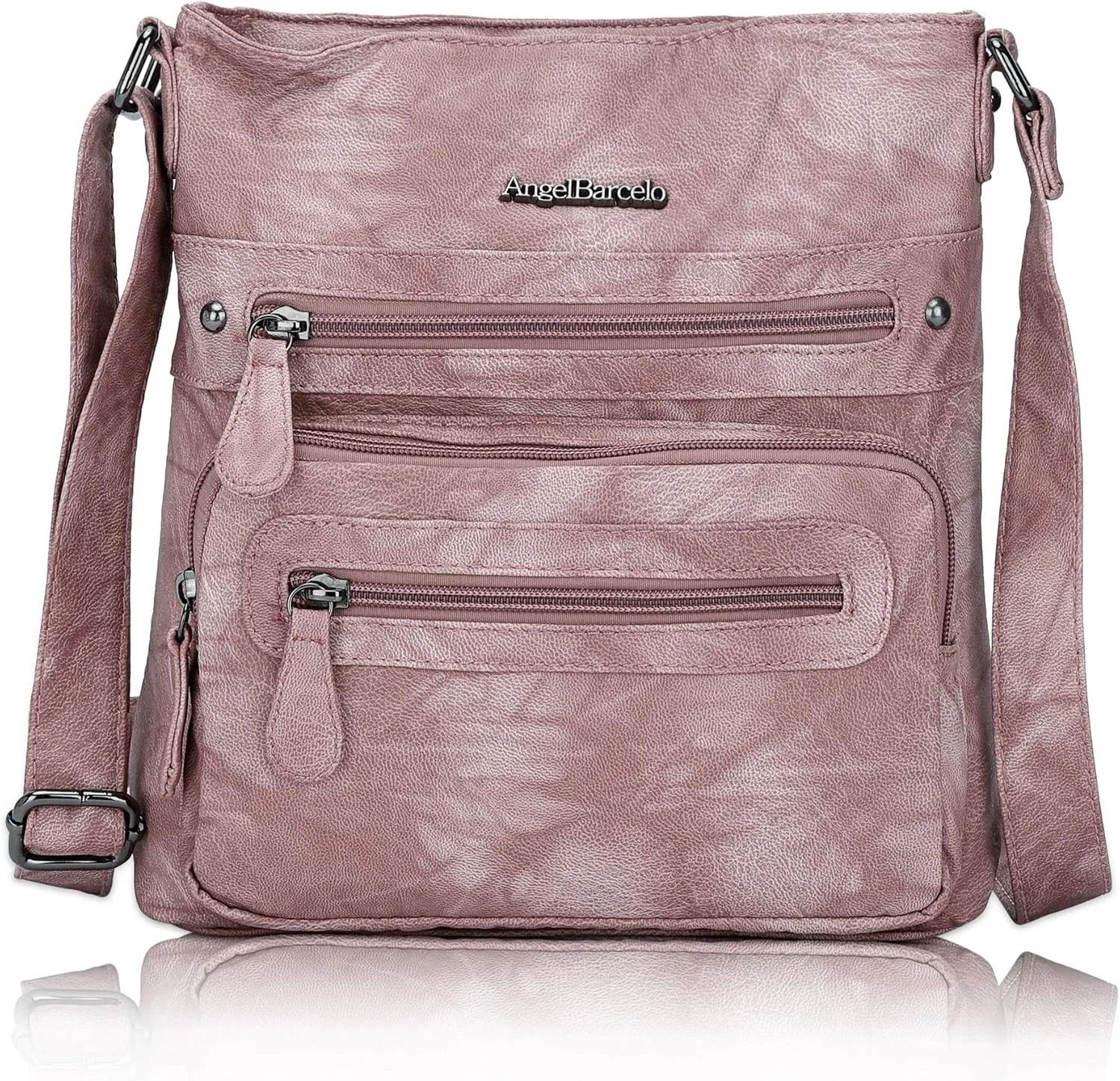 Angel Barcelo Crossbody Bags for Women,Ultra Soft Leather Purses for Women