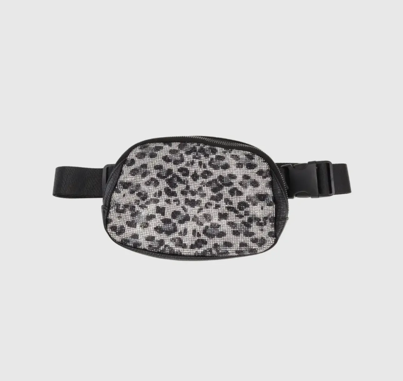 Animal Print Rhinestone Women's C.C Belt Bag