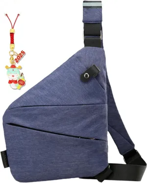 Anti Theft Travel Bag, Adjustable Strap Travel Purses Anti Theft Crossbody Bags for Women Men