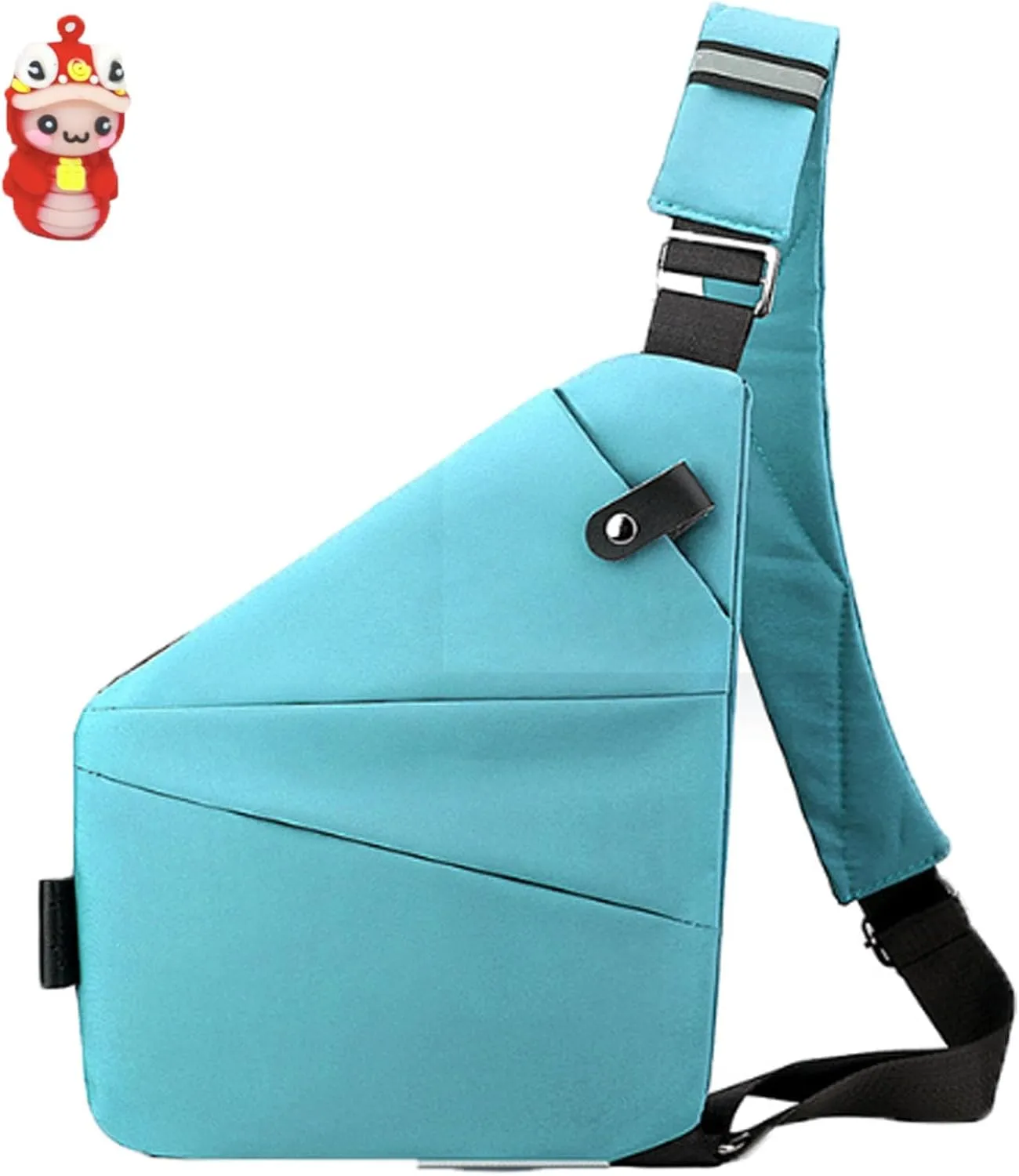 Anti Theft Travel Bag, Lightweight Adjustable Strap Travel Purses Anti Theft Crossbody Bags for Unisex