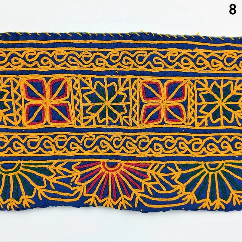 Antique embroidered cuff fabric - antique embroidered embellishment