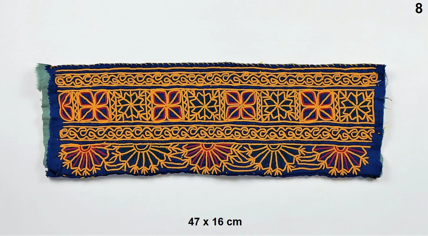 Antique embroidered cuff fabric - antique embroidered embellishment