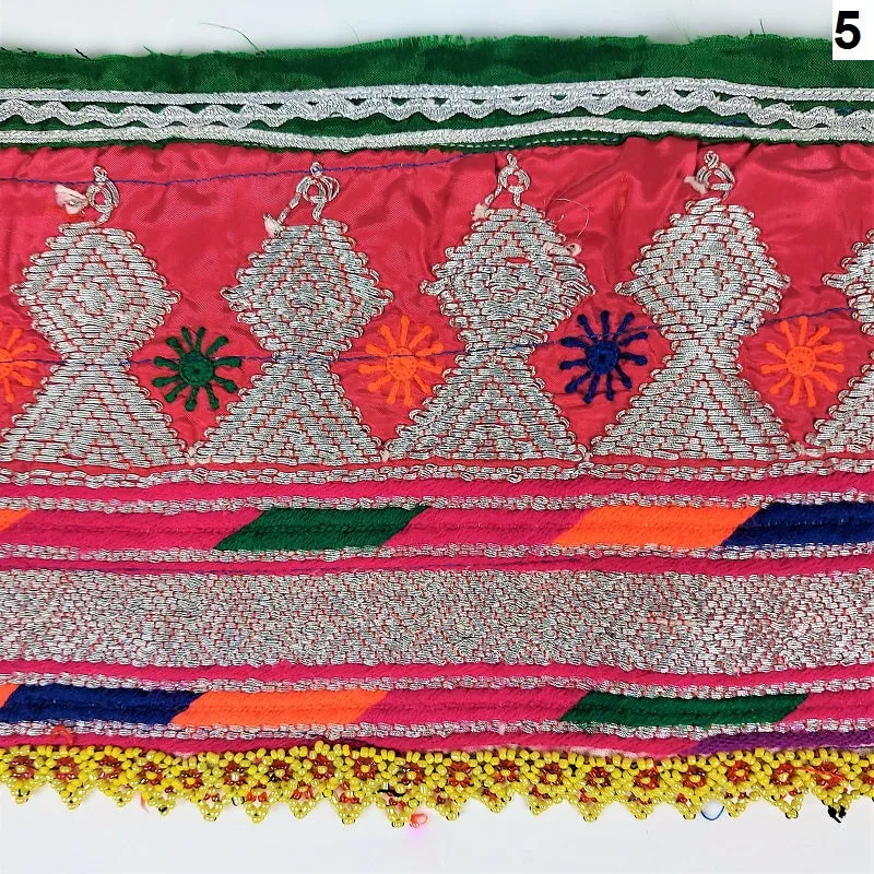 Antique embroidered cuff fabric - antique embroidered embellishment
