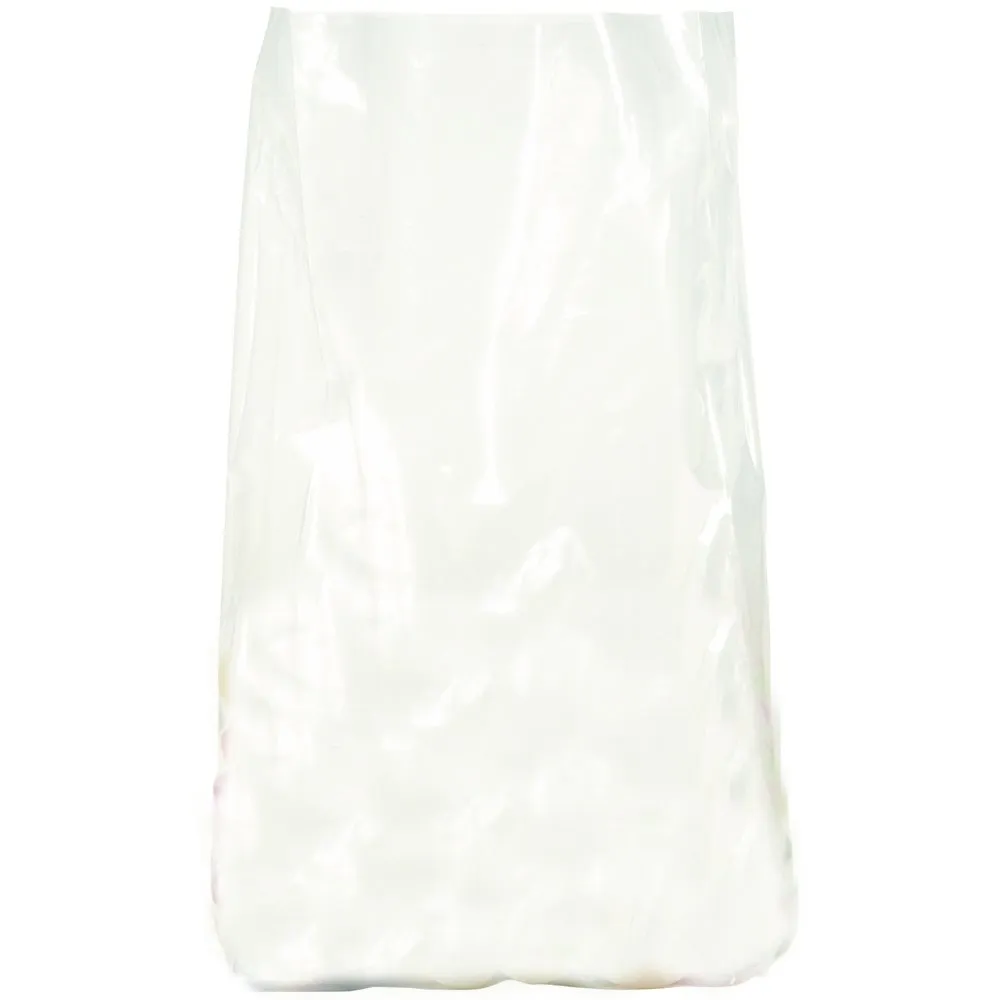 Aviditi 10" x 6" x 24" Gusseted Poly Bags, 2 Mil, Clear Open Top with Expandable Sides for Packaging Parts, Food and Supplies, (Case of 500)