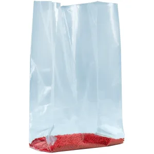 Aviditi 4" x 2" x 8" Gusseted Poly Bags, 1.5 Mil, Clear Open Top with Expandable Sides for Packaging Parts, Food and Supplies, (Case of 1000)