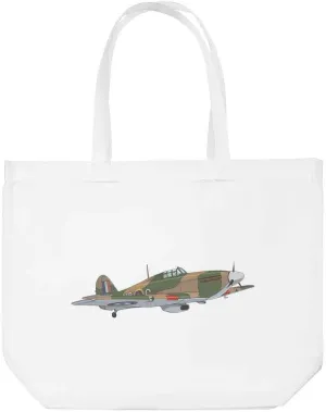 Azeeda 'Hurricane Plane' Tote Shopping Bag For Life (BG00010056)