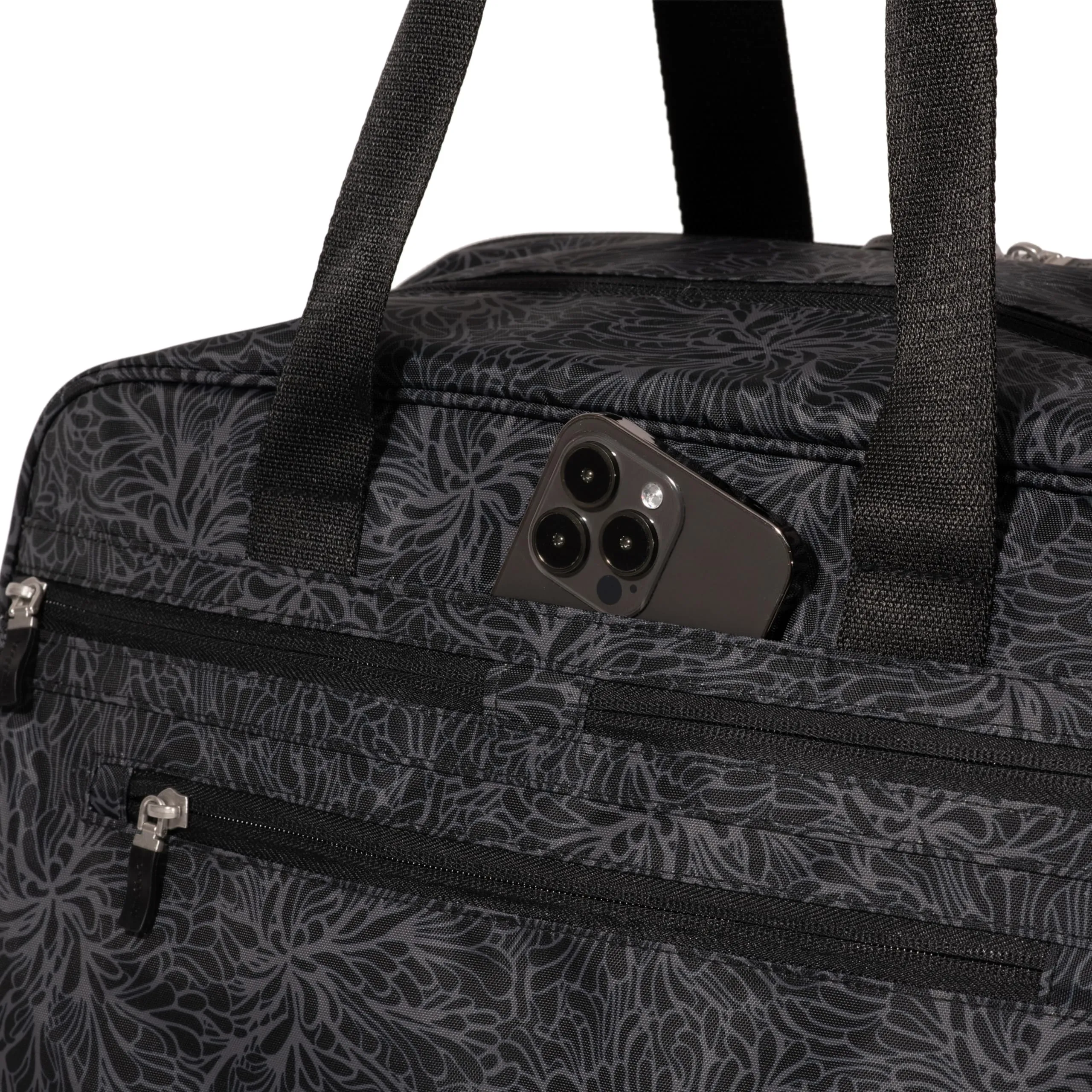 Baggallini New Expandable Weekender - Lightweight 11x17 Inch Overnight Travel Bag