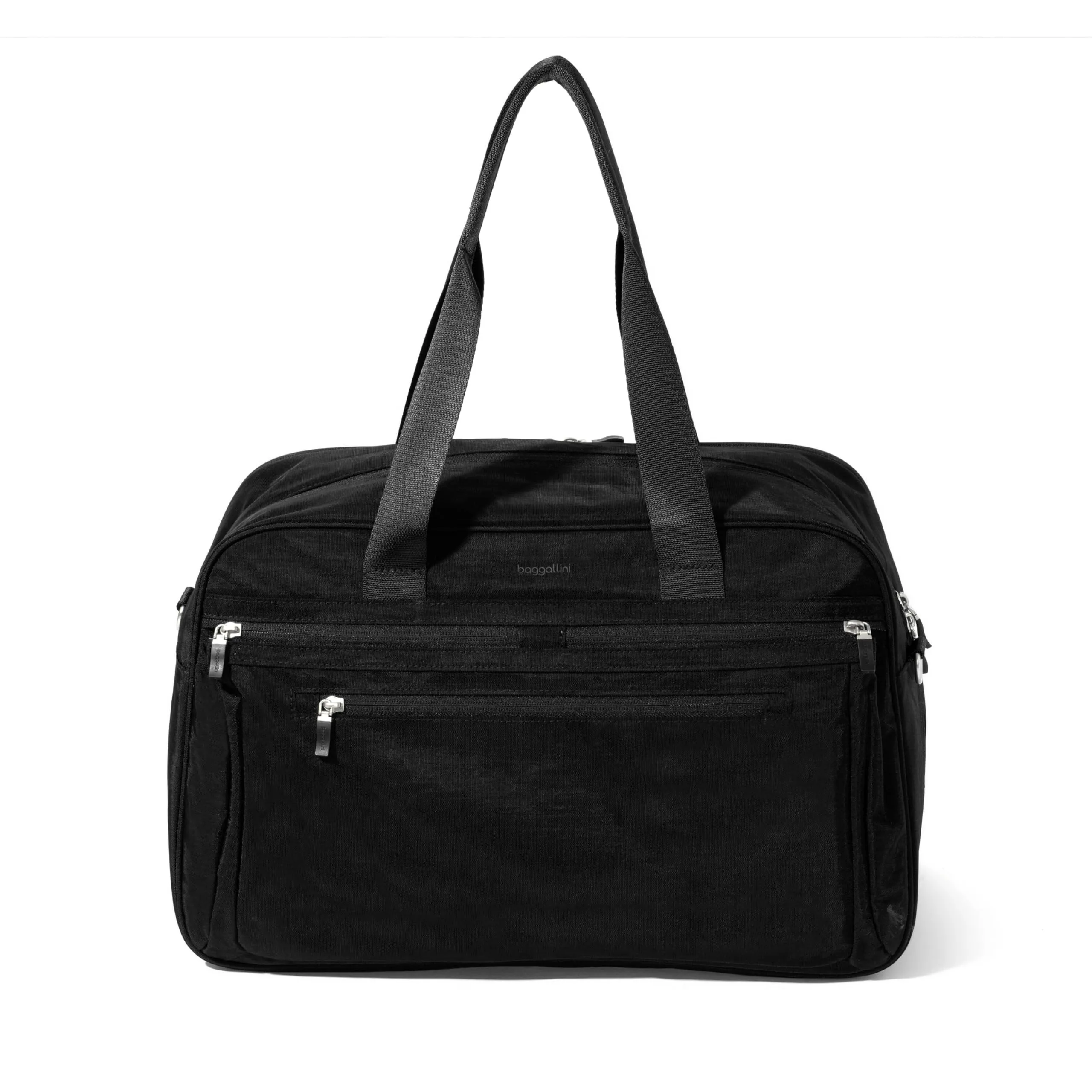 Baggallini New Expandable Weekender - Lightweight 11x17 Inch Overnight Travel Bag
