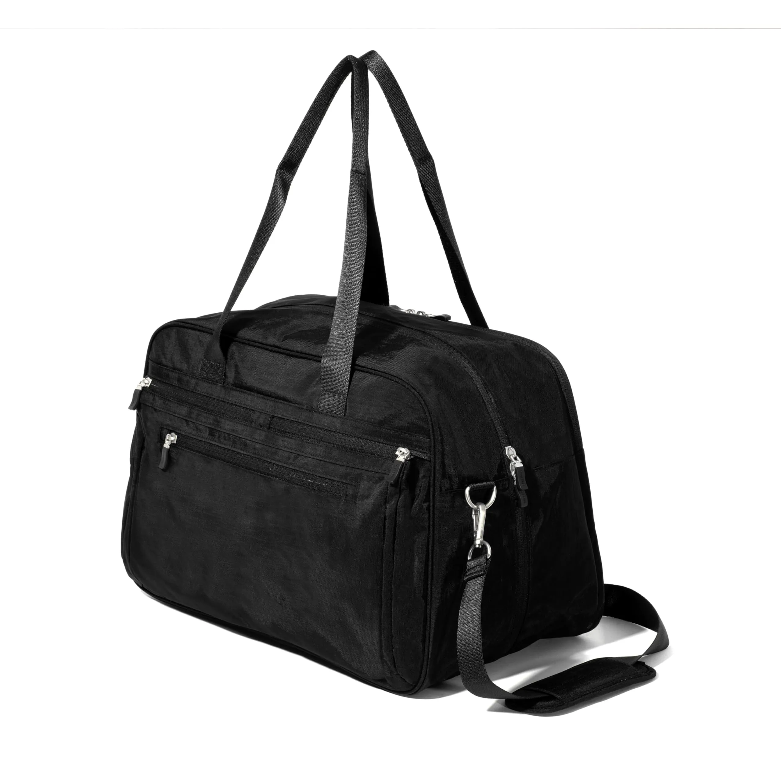 Baggallini New Expandable Weekender - Lightweight 11x17 Inch Overnight Travel Bag