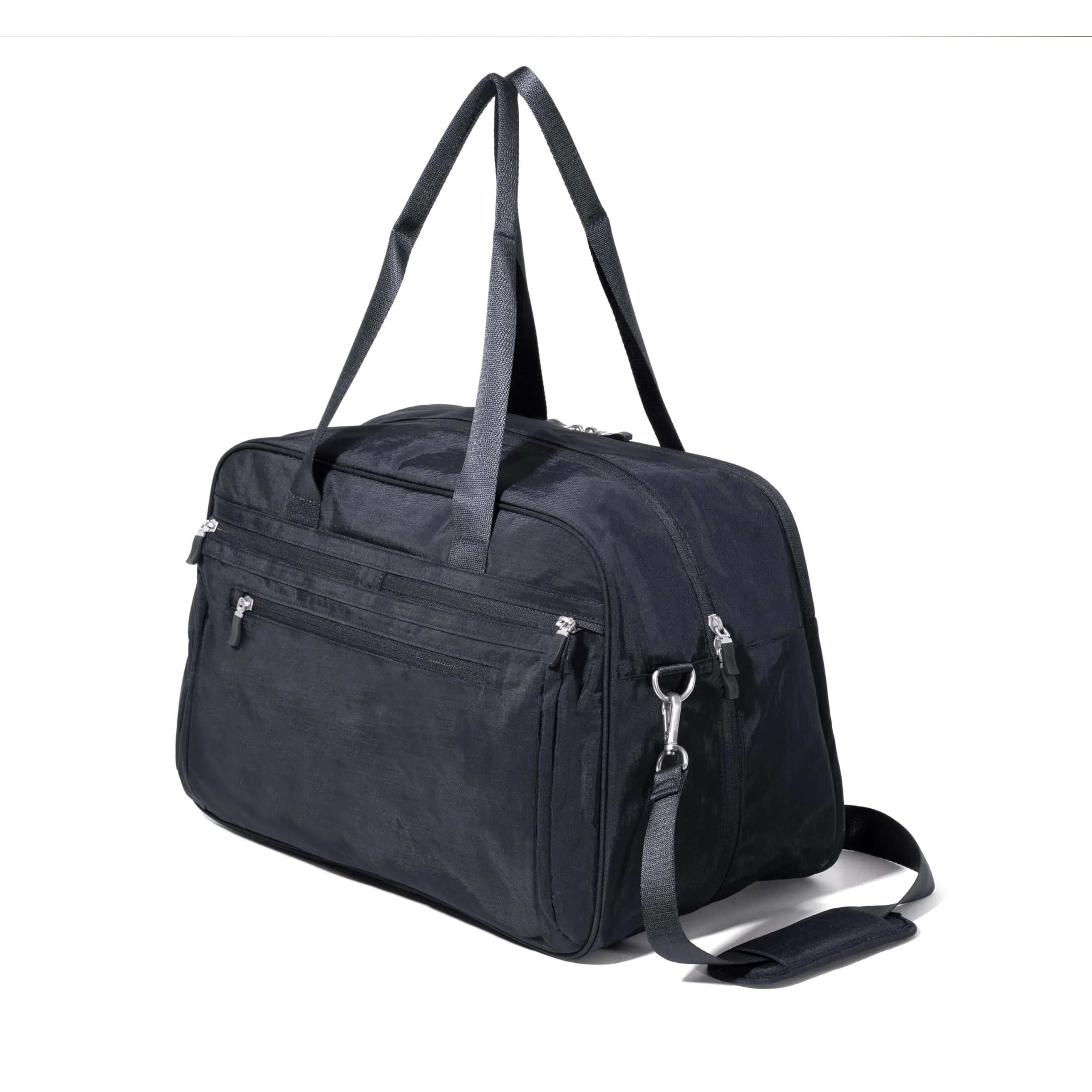 Baggallini New Expandable Weekender - Lightweight 11x17 Inch Overnight Travel Bag