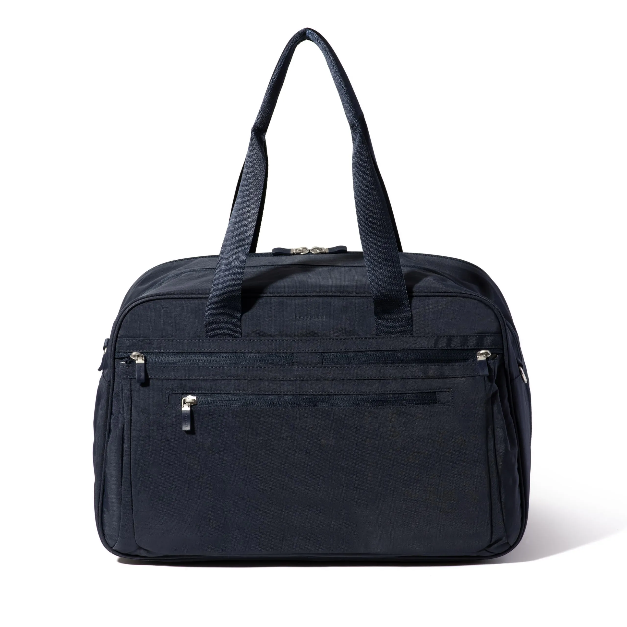 Baggallini New Expandable Weekender - Lightweight 11x17 Inch Overnight Travel Bag