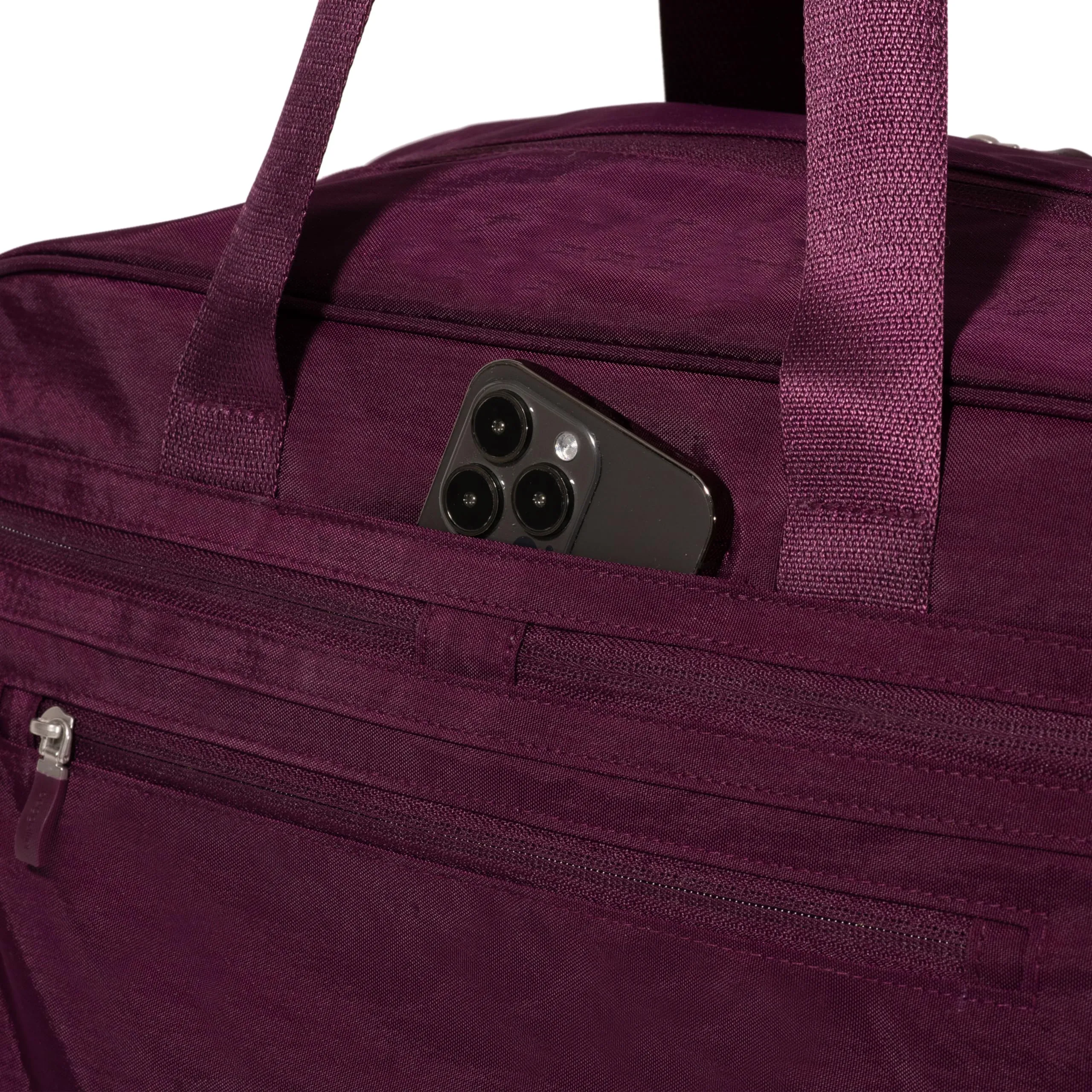 Baggallini New Expandable Weekender - Lightweight 11x17 Inch Overnight Travel Bag