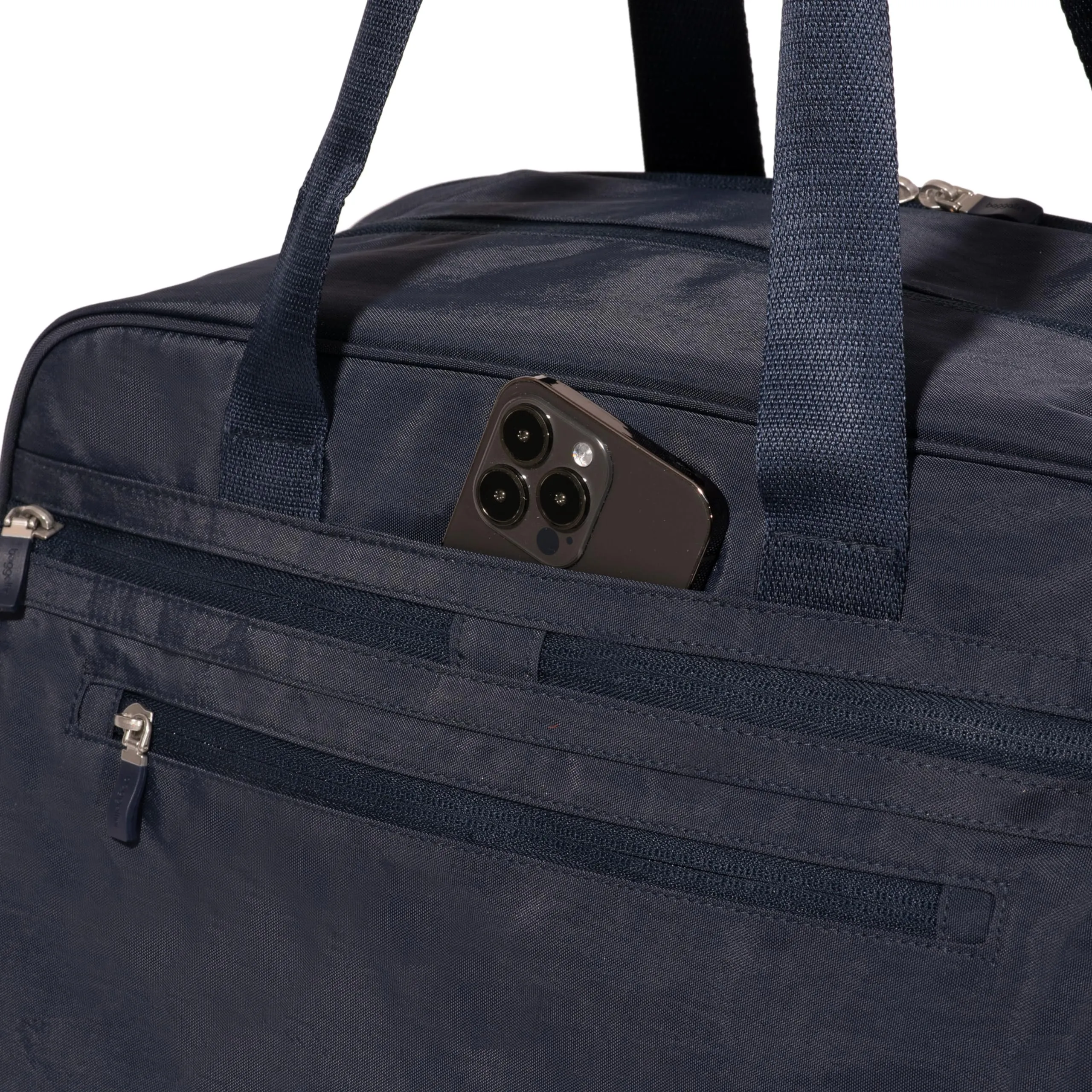 Baggallini New Expandable Weekender - Lightweight 11x17 Inch Overnight Travel Bag