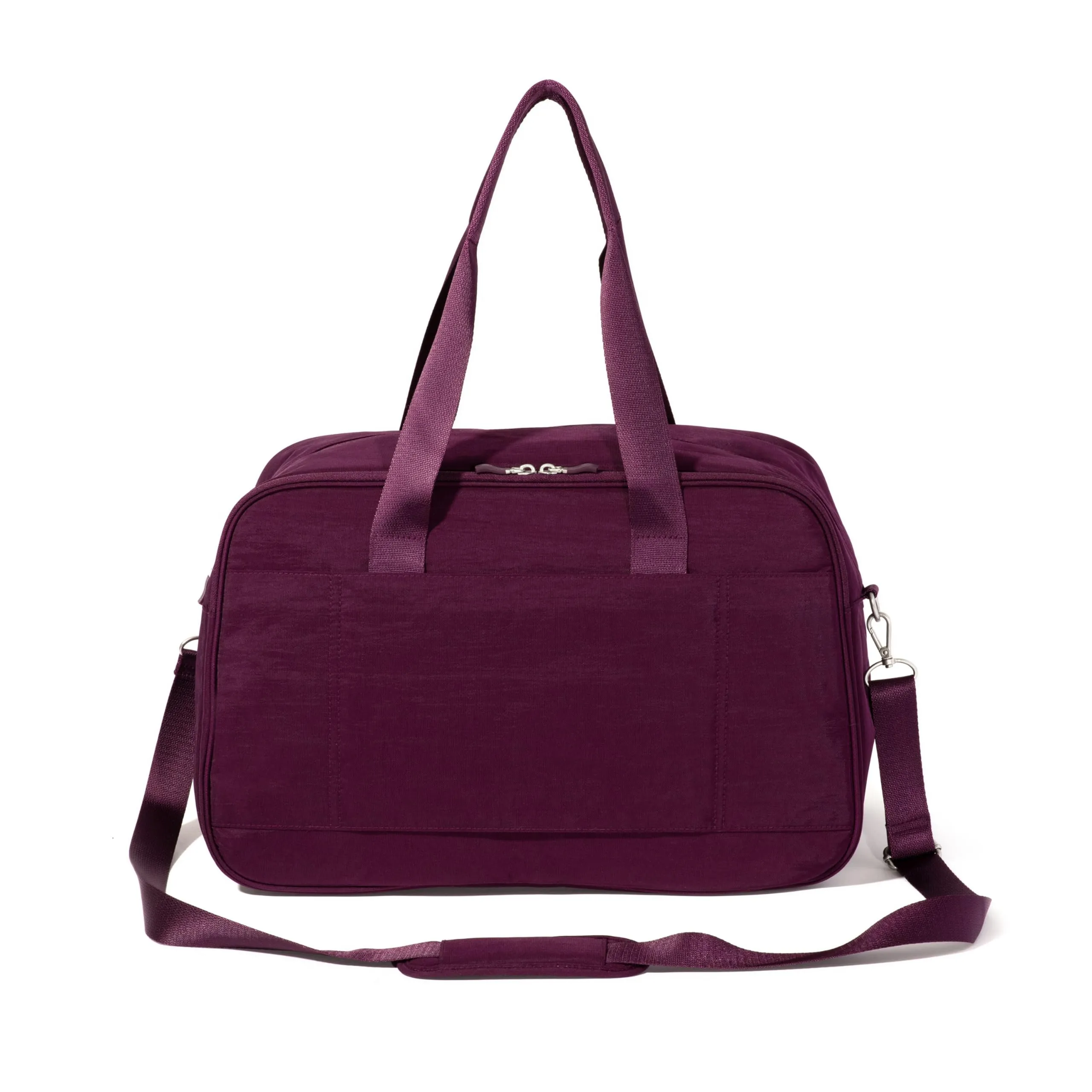 Baggallini New Expandable Weekender - Lightweight 11x17 Inch Overnight Travel Bag