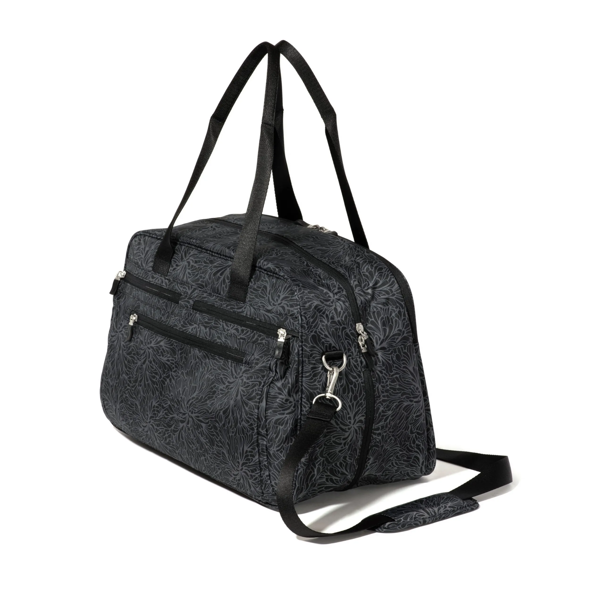 Baggallini New Expandable Weekender - Lightweight 11x17 Inch Overnight Travel Bag