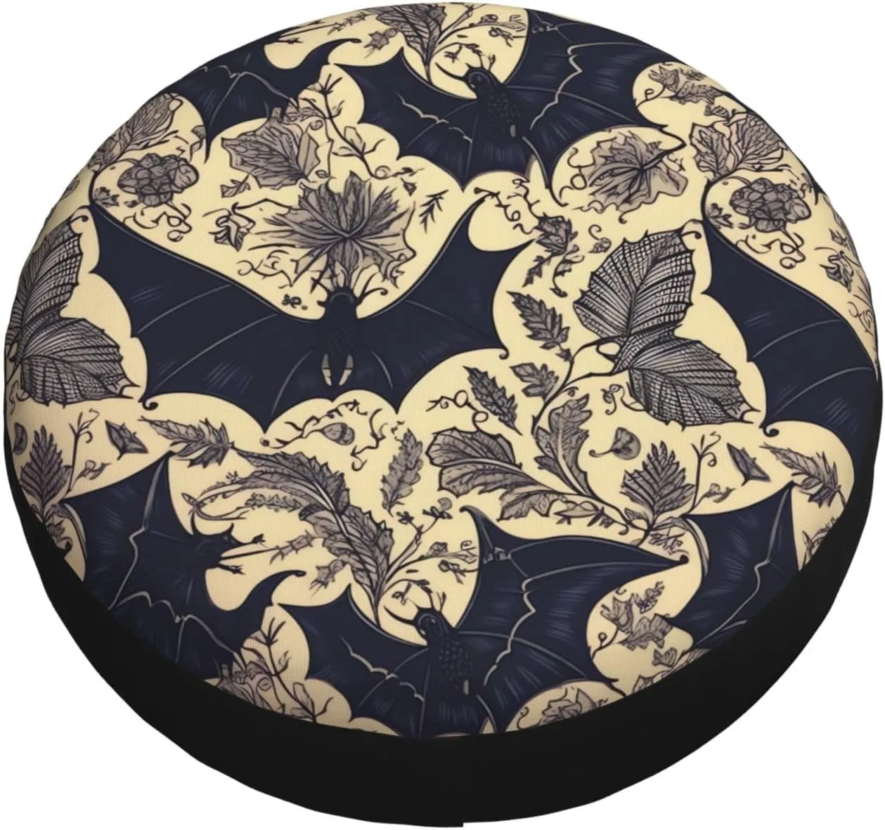 Bat Print Tire Cover Outdoor Waterproof Snow Sun Rain Wheel Cover Portable Wheel Bags Camper Spare Tire Cover Universal Car Tire Protectors for Trailer RV SUV