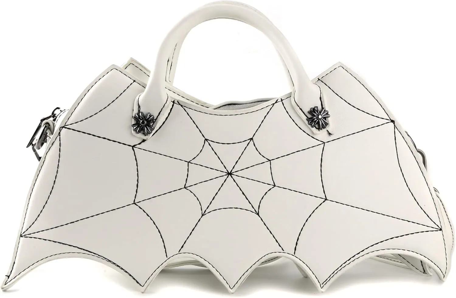 Bat wing Shoulder bag,PU Spider Web Crossbody Handbag for Women