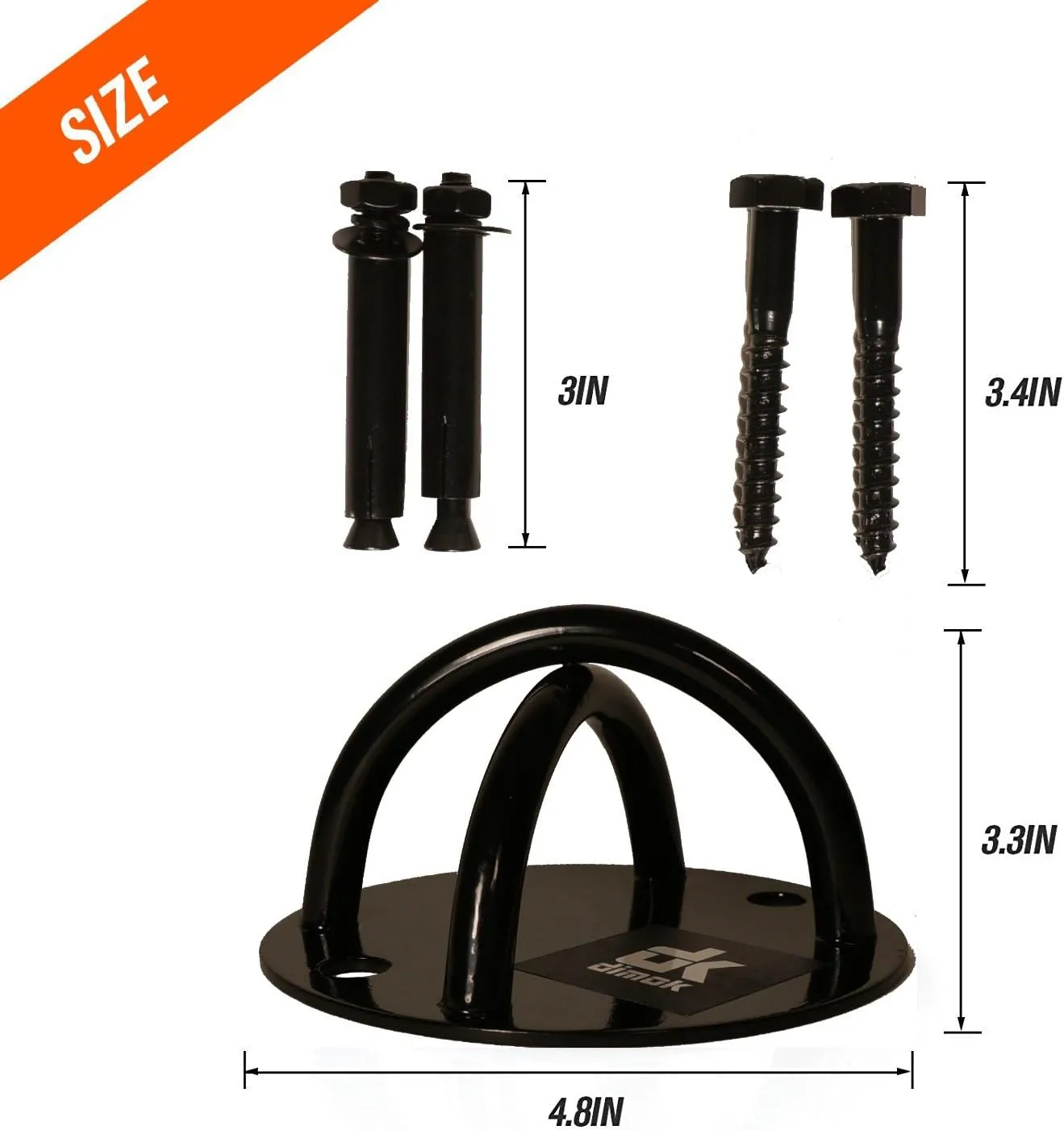 Battle Rope Anchor Ceiling Mount for Suspension Straps Yoga Swing Brackets Resistance Trainer Yoga Trapeze Wall Mount Anchor for Gymnastic Rings Boxing Equipment Heavy Bag …