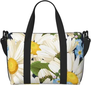 Bees Collecting Nectar Travel Bag Weekender Bags for Women Men Carry on Overnight Bag Tote Bag Yoga Gym Bag With Adjustable Straps for Gym, Work, Personal Items