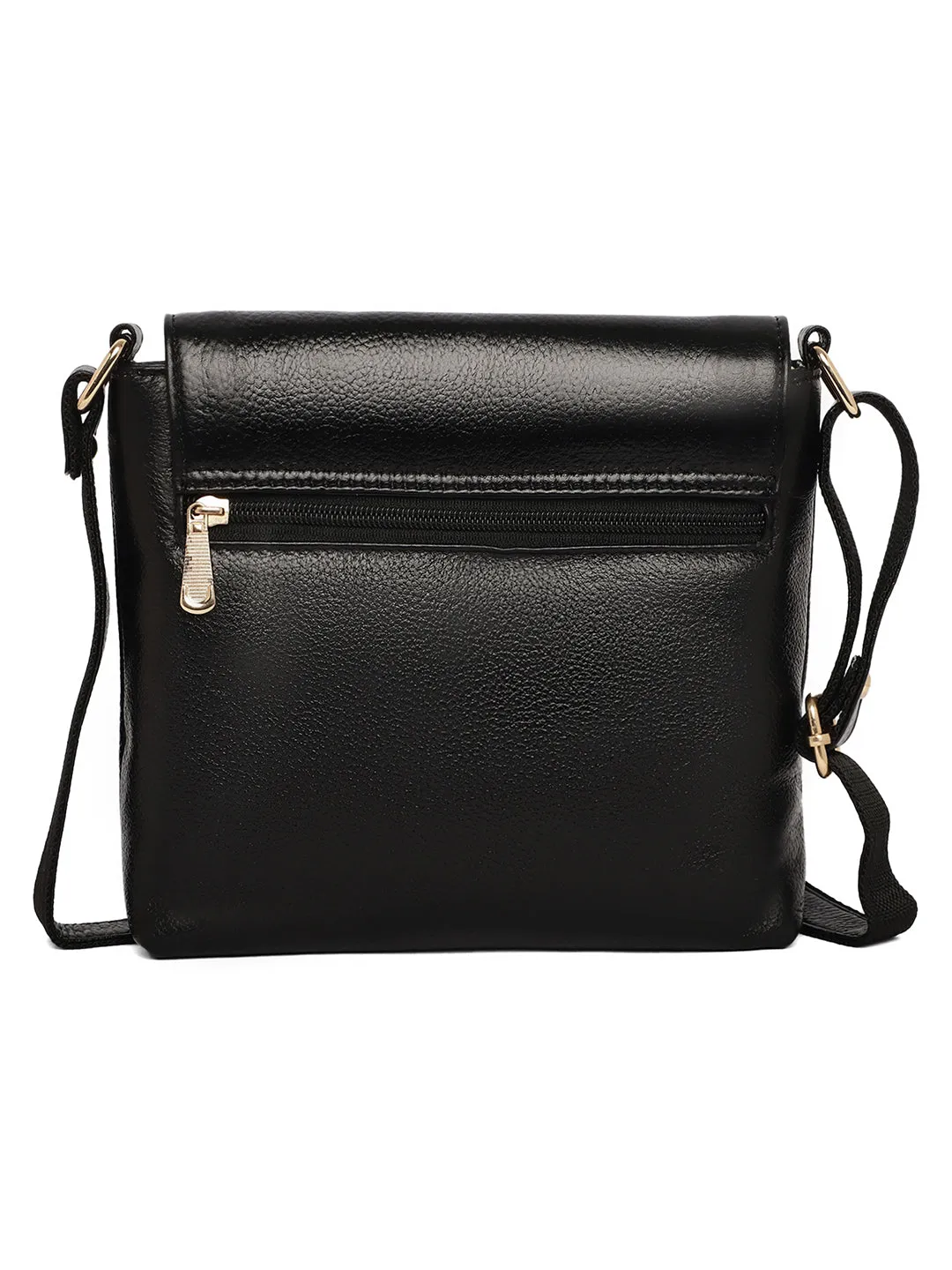 Black Leather Crossbody Bag for women CBB1800