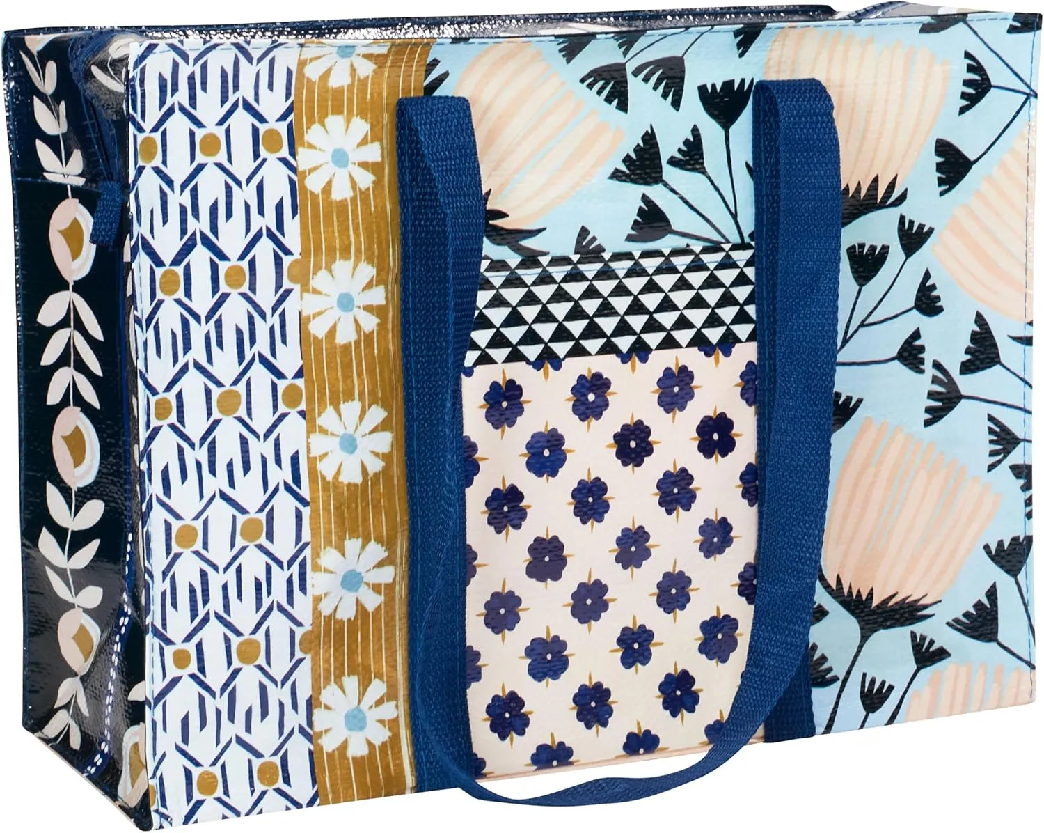 Blue Q Shoulder Totes: The Carry Everywhere Bag With a Hefty Zipper, Exterior Pocket, Reinforced Floor. 95% Recycled Material